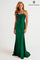 Prom Dresses Fitted Long Formal Prom Dress Dark Emerald