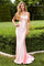 Prom Dresses Fitted Long Formal Prom Dress Light Pink