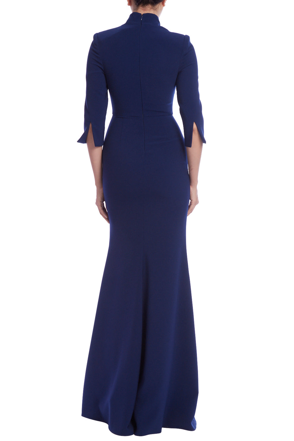 Badgley Mischka EG4335 Fitted Long Formal Beaded Evening Dress