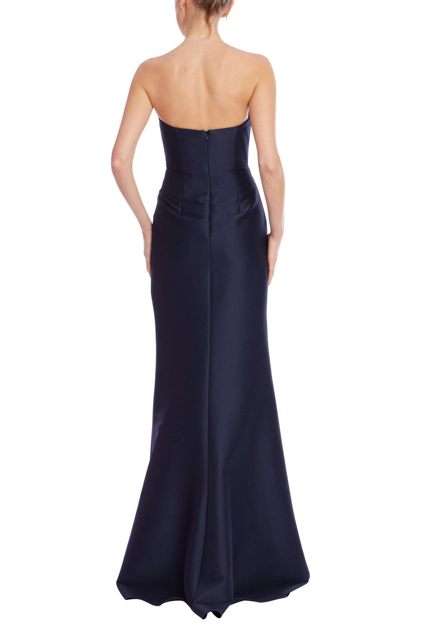 Badgley Mischka EG4651 Sweetheart Floor-Length Prom Formal Gown Pleated Bodice