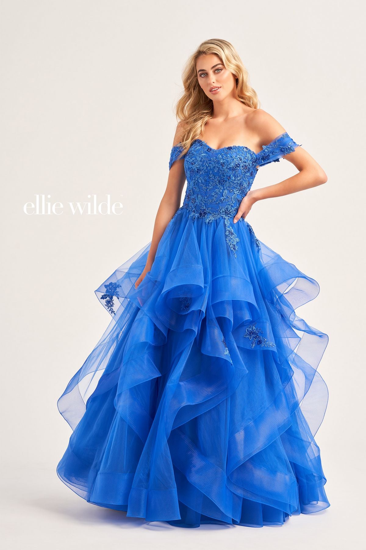 Black Ellie Wilde EW34108 Formal Long Prom Dress for $629.0 – The Dress ...