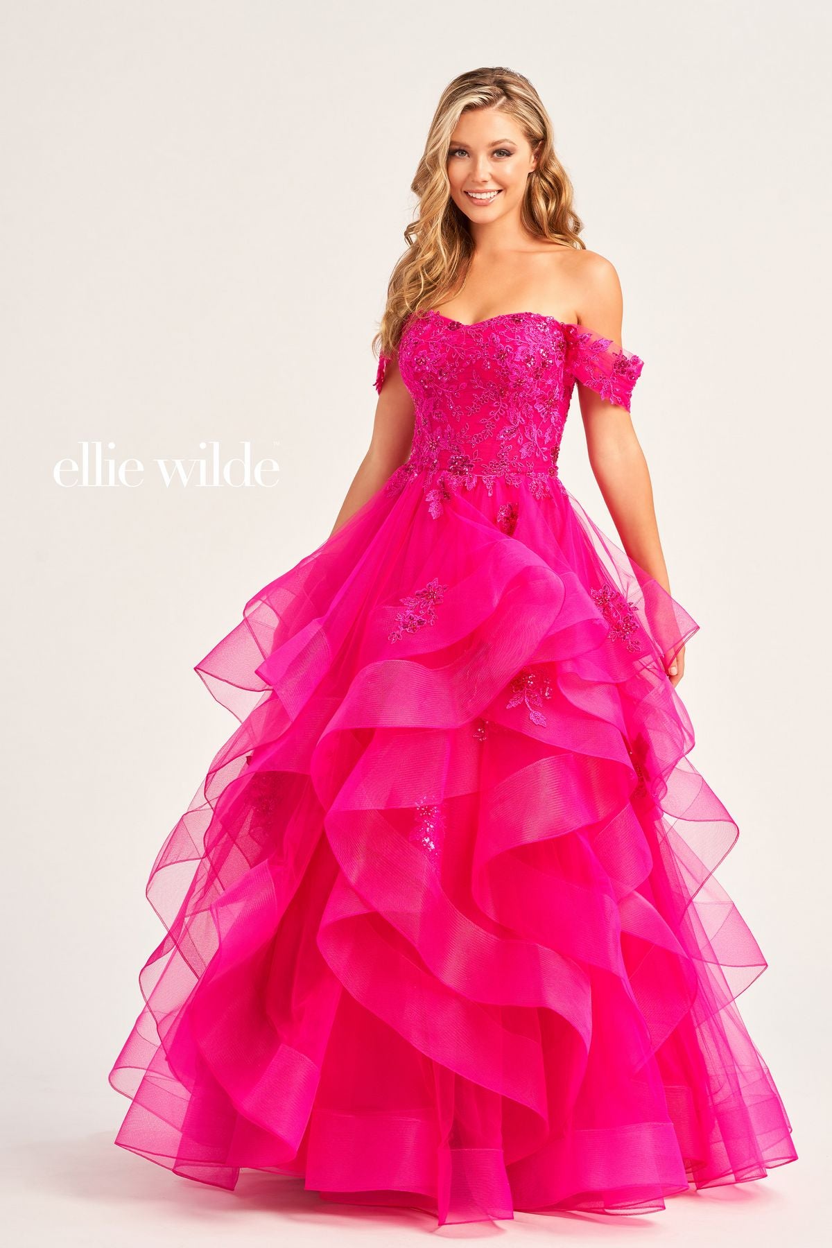 Ellie Wilde EW34108 Formal Long Prom Dress