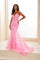 Prom Dresses Glitter Long Formal Prom Dress Candy Pink