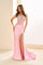 Prom Dresses Long Metallic Formal Prom Dress Sakura Pink