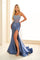 Prom Dresses Long Metallic Formal Prom Dress Slate