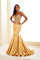 Prom Dresses Long Formal Lace Mermaid Prom Dress Gold