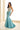Prom Dresses Long Formal Lace Mermaid Prom Dress SeaGlass/Silver