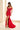 Prom Dresses Long Slit Formal Mermaid Evening Prom Dress Ruby