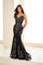 Prom Dresses Long Formal Glitter Mermaid Prom Dress Black