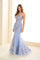 Prom Dresses Long Formal Glitter Mermaid Prom Dress Periwinkle