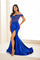 Prom Dresses Long Sequin  Slit Formal Mermaid Prom Dress Royal Blue