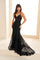 Prom Dresses Glitter Long Evening Formal Prom Dress Black