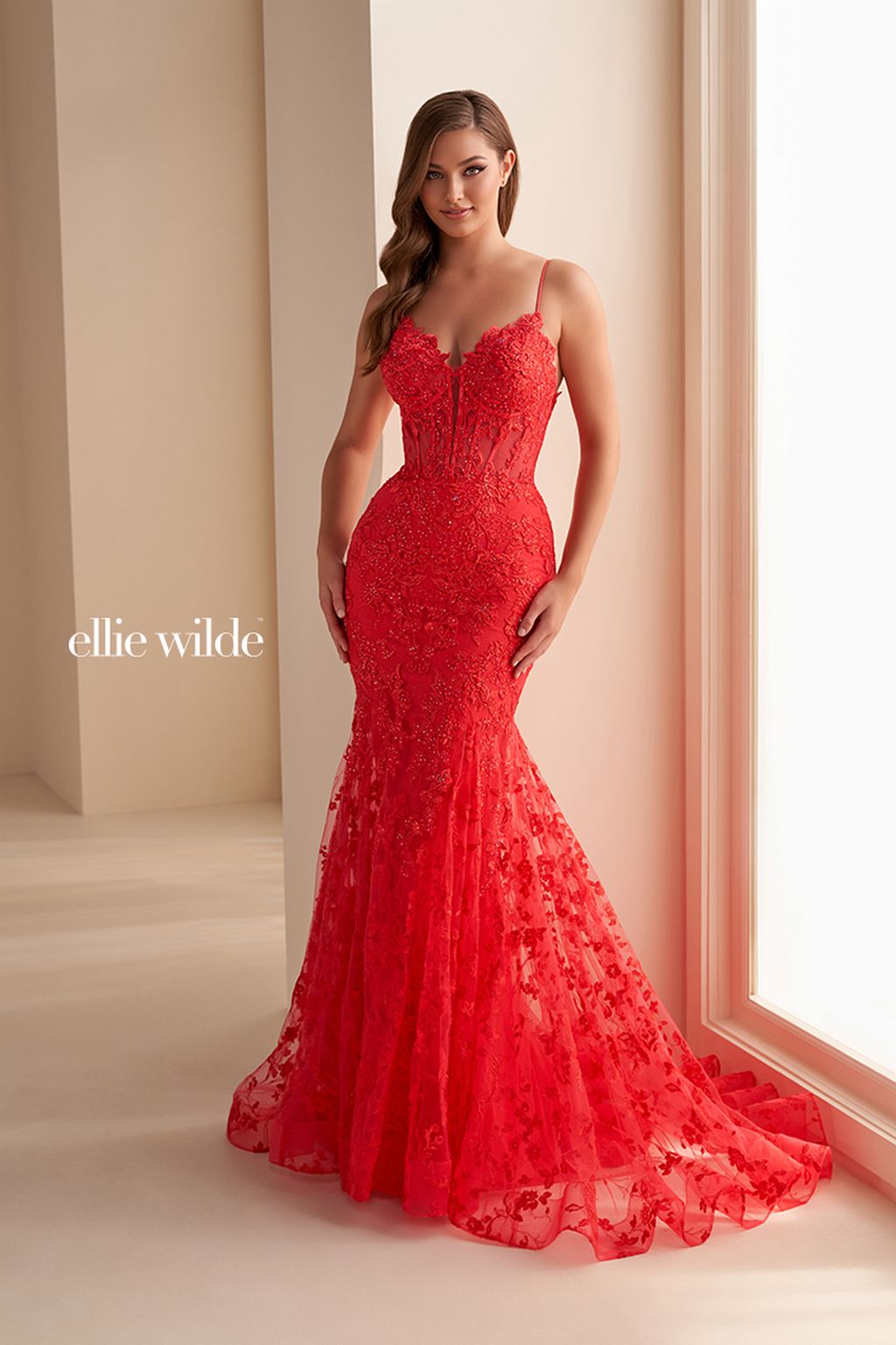 Ellie Wilde EW36008 Glitter Long Evening Formal Prom Dress Ellie Wilde EW36008 Glitter Long Evening Formal Prom Dress