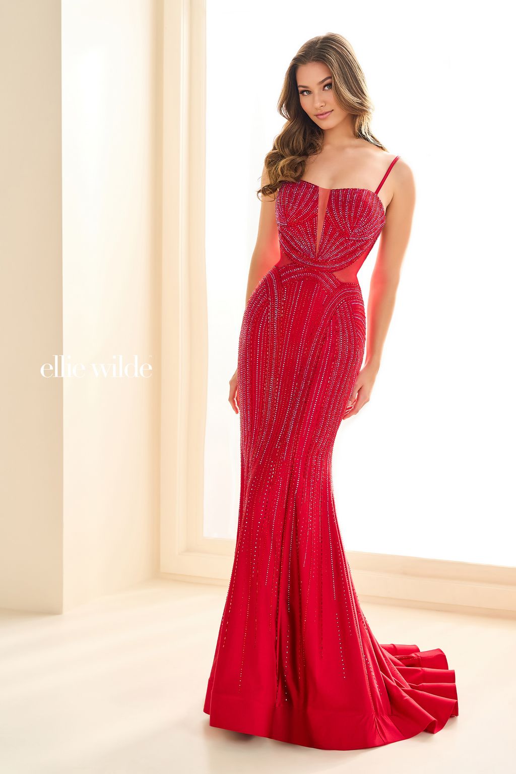 Prom Dresses Long Formal Gown Mermaid Prom Dress Ruby