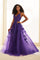 Prom Dresses A Line Formal Long Glitter Prom Dress Purple