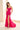 Prom Dresses Long Slit Glitter Lace Formal Fit Prom Dress Magenta