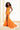 Prom Dresses Long Slit Glitter Lace Formal Fit Prom Dress Orange