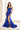 Prom Dresses Long Slit Glitter Lace Formal Fit Prom Dress Royal Blue