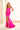 Prom Dresses Long Slit Mermaid Corset Bodice Formal Prom Dress Hot Pink