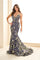 Prom Dresses Sequin Long Glitter Mermaid Formal Prom Dress Lavender/Multi