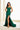 Prom Dresses Long Slit Gown Formal Fit Evening Prom Dress   Emerald