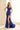 Prom Dresses Long Slit Gown Formal Fit Evening Prom Dress   Navy Blue