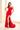 Prom Dresses Long Slit Gown Formal Fit Evening Prom Dress   Red