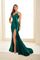 Prom Dresses Long Formal High Slit Prom Dress Emerald