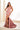 Prom Dresses Long Beaded Slit Formal Prom Dress Rose Gold