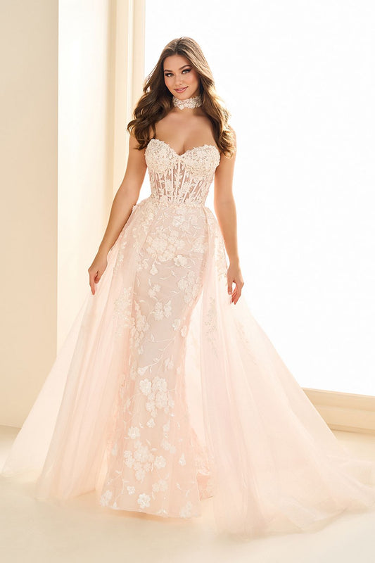 Prom Dresses Sequin Mermaid Long Formal Glitter Prom Dress Petal