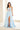 Prom Dresses Long High Slit A Line Ruffle Formal Prom Dress Ice Blue