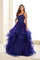 Prom Dresses Long Glitter Ball Gown Formal Prom Dress Indigo