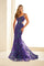 Prom Dresses Glitter Long Sequin Prom Formal Dress  Purple Magic