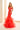 Prom Dresses Ruffle Long Gown Mermaid Formal Sequin Prom Dress Papaya