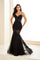Prom Dresses Long Sequin Lace Evening Formal Prom Dress Black