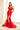 Prom Dresses Floral Long Glitter Formal Prom Dress Red