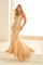 Prom Dresses Long Formal Sequin Mermaid Evening Prom Dress  Gold