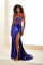 Prom Dresses Long Formal Mermaid Metallic Prom Dress Electric Purple