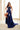 Prom Dresses Mermaid Long Sequin Formal Drape Slit Prom Dress   Navy Blue