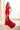 Prom Dresses Long Mermaid Sequin High Slit Formal Prom Dress Red
