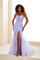 Prom Dresses Long Glitter Slit Gown Formal Prom Dress Periwinkle