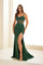 Prom Dresses Long Mermaid Slit Formal Evening Prom Dress Emerald
