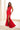 Prom Dresses Long Slit Formal Gown Mermaid Evening Prom Dress Red