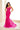 Prom Dresses Glitter Lace Long Mermaid Prom Formal Evening Dress  Magenta