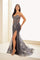Prom Dresses Long Mermaid Prom Formal Glitter Evening Dress Gunmetal