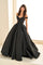 Prom Dresses Ball Gown Long Formal Beaded Prom Dress Black
