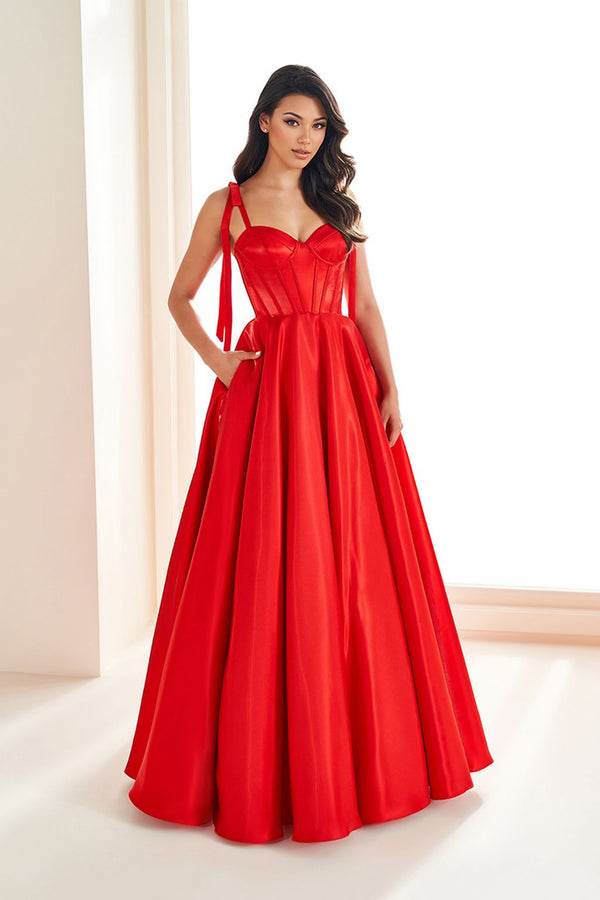 Ellie Wilde EW36210 Formal Long Ball Gown Corset Prom Dress
