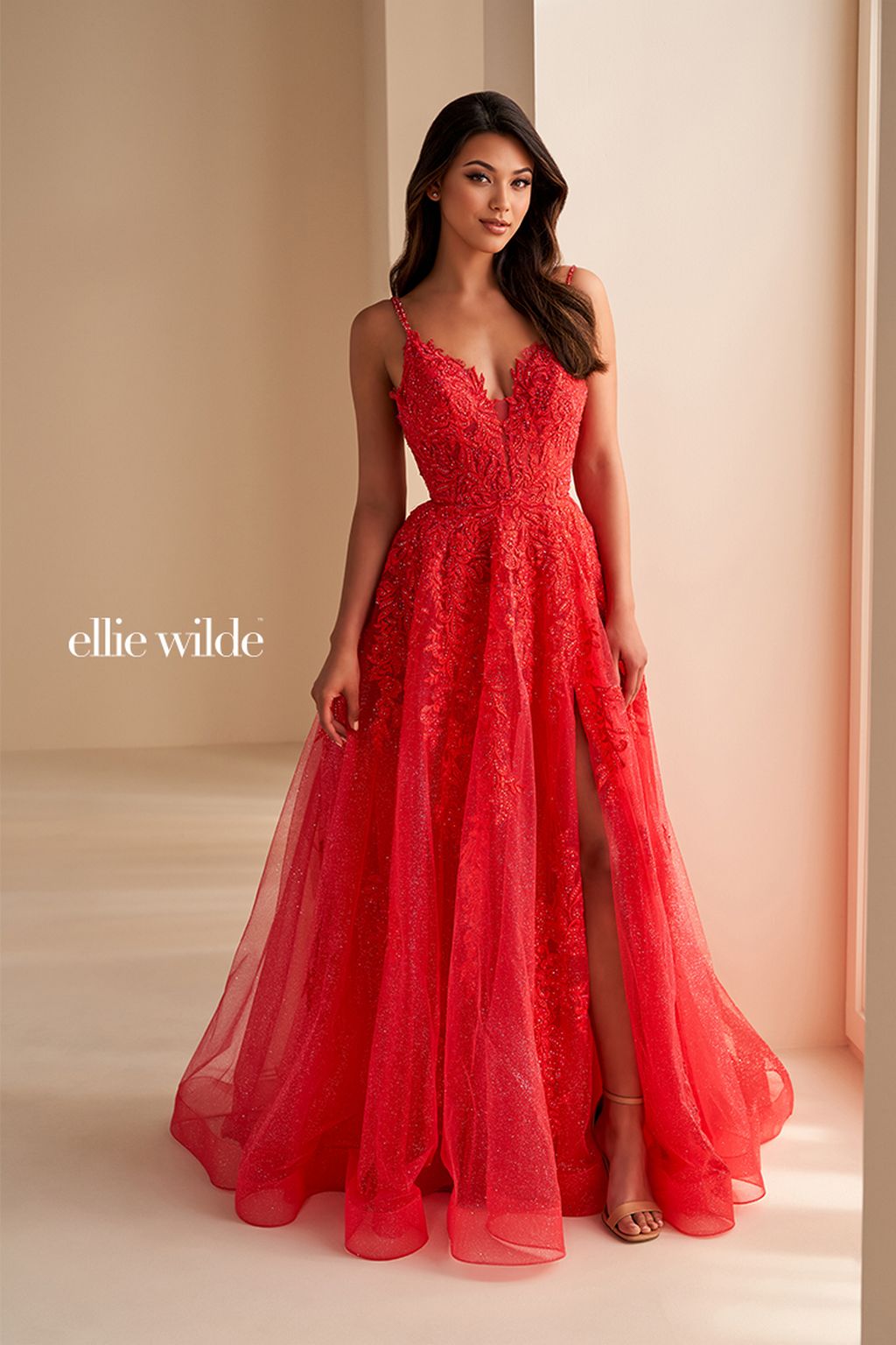 Prom Dresses Long Glitter A Line Formal Prom Dress Strawberry