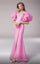 Formal Dresses Fitted Long Slit Floral Formal Evening Dress Pink