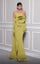 Formal Dresses Formal Long Mermaid Oversized Rosette Evening Dress Lemon
